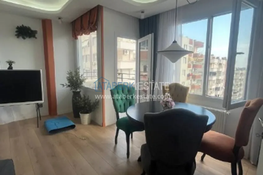 Квартира 3+1 меблированная с видом на море в районе Акдениз 1 