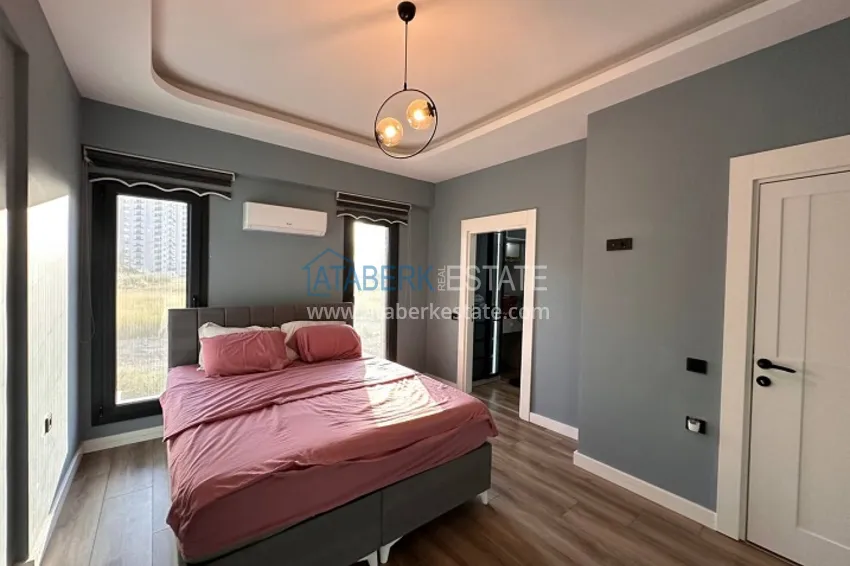 Приобрести Вилла 2+1 меблированная в новом жилом комплексе в районе Арпачбахишиш – Мерсин 9 