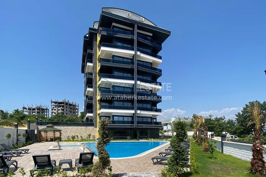 Пентхаус-дуплекс 2+1 меблированный с видом на горы и частично море, район Авсаллар – Алания 1 