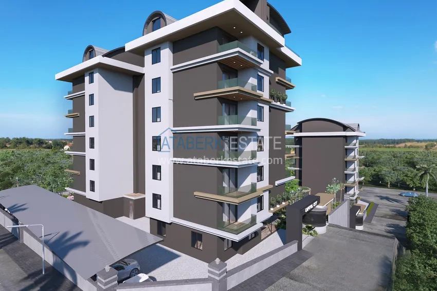 Новый проект жилого комплекса в верхней части района Оба – Чиплаклы, Алания 10 