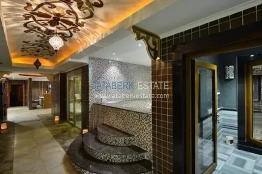 Квартира 1+1 с мебелью и видом на море в районе Джикджилли, Алания 16