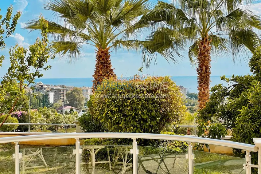 Приобрести Квартира 2+1 с мебелью и видом на море в районе пляжа Клеопатра – центр Алании. Недвижимость подходит для ВНЖ 12