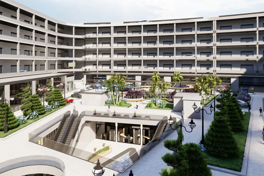 Строящийся коммерческий центр в Анталии, район Аксу 10