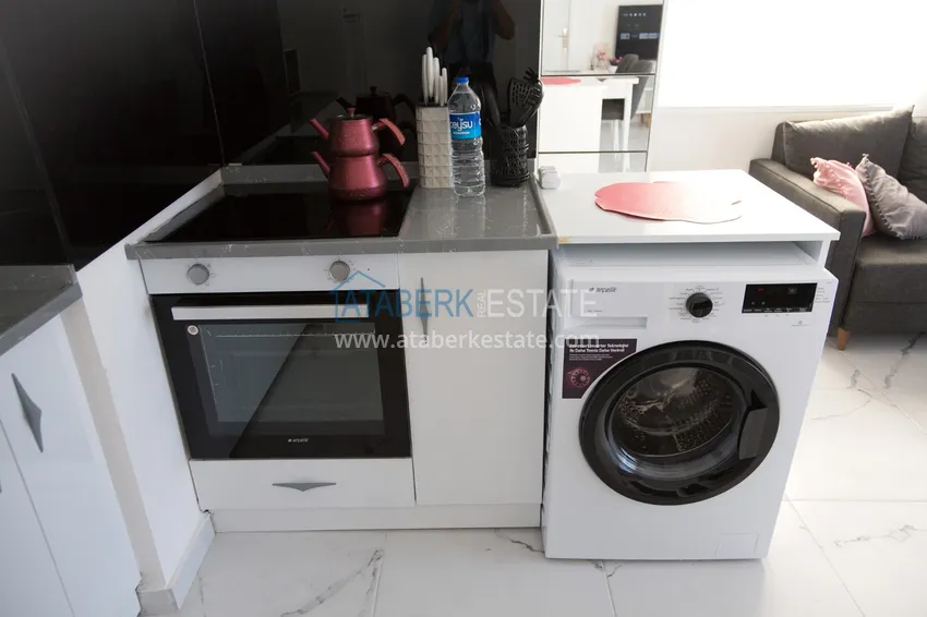 Приобрести Аренда квартиры 1+1 в районе Авсаллар в шикарном жилом комплексе  15 