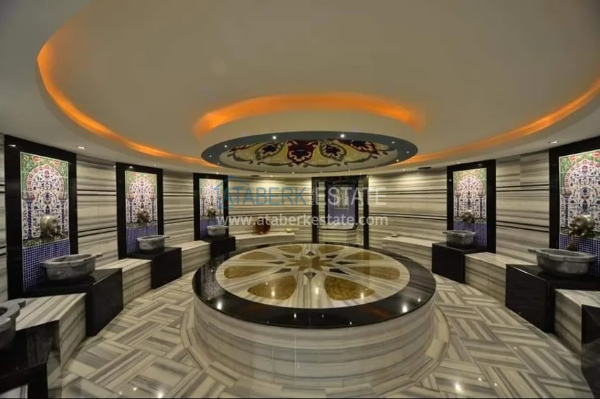 Квартира 1+1 с мебелью и видом на море в районе Джикджилли, Алания 17