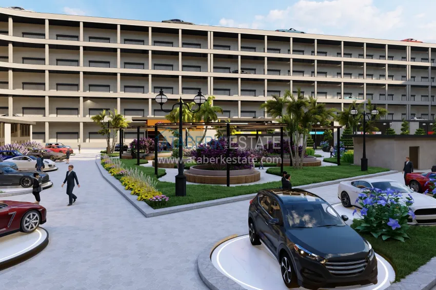 Строящийся коммерческий центр в Анталии, район Аксу 11