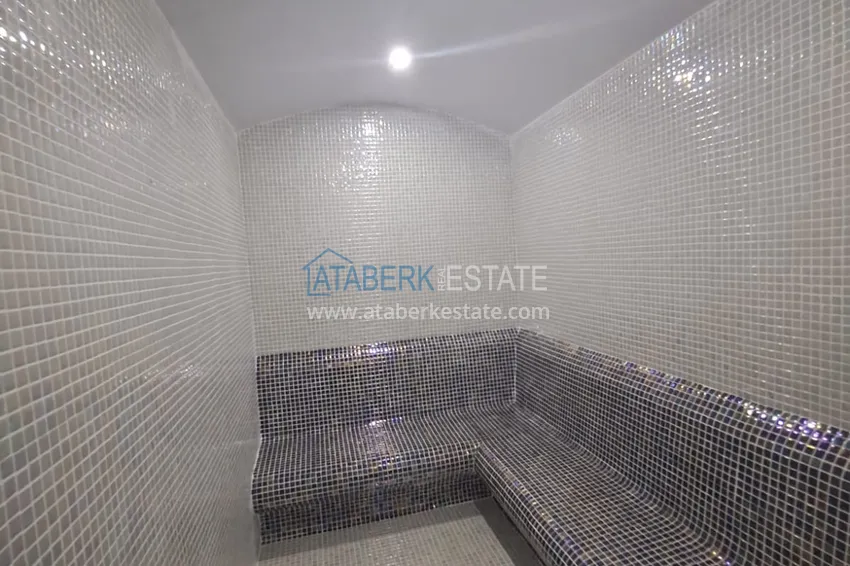 Квартира 1+1 с новой мебелью и видом на море в Алании, район Каргыджак – 350 метров от побережья 11