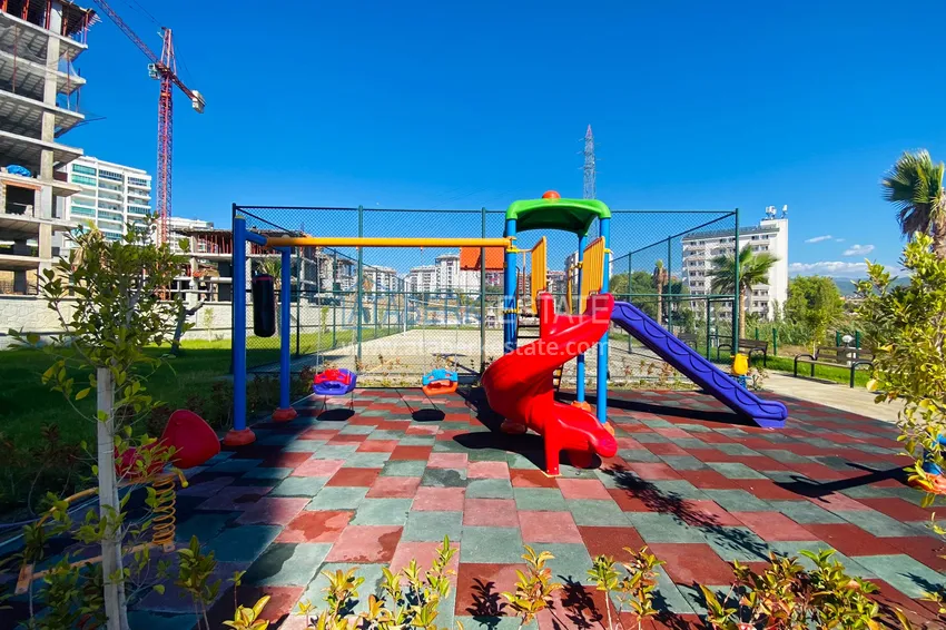 Двухкомнатная квартира с чистовой отделкой в районе Авсаллар, Алания. Подходит для краткосрочной аренды 11