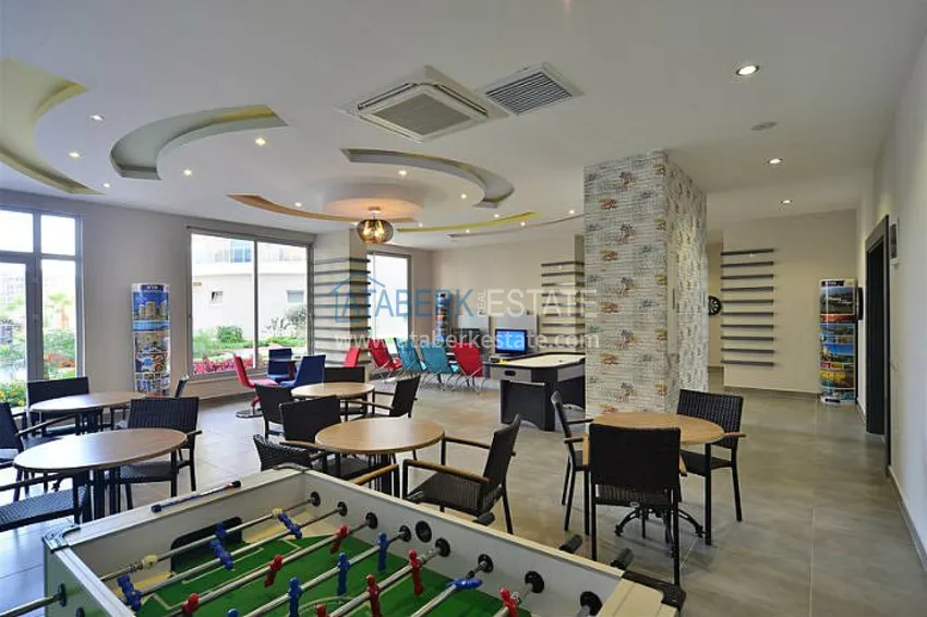 Квартира 1+1 с мебелью и видом на море в районе Джикджилли, Алания 18