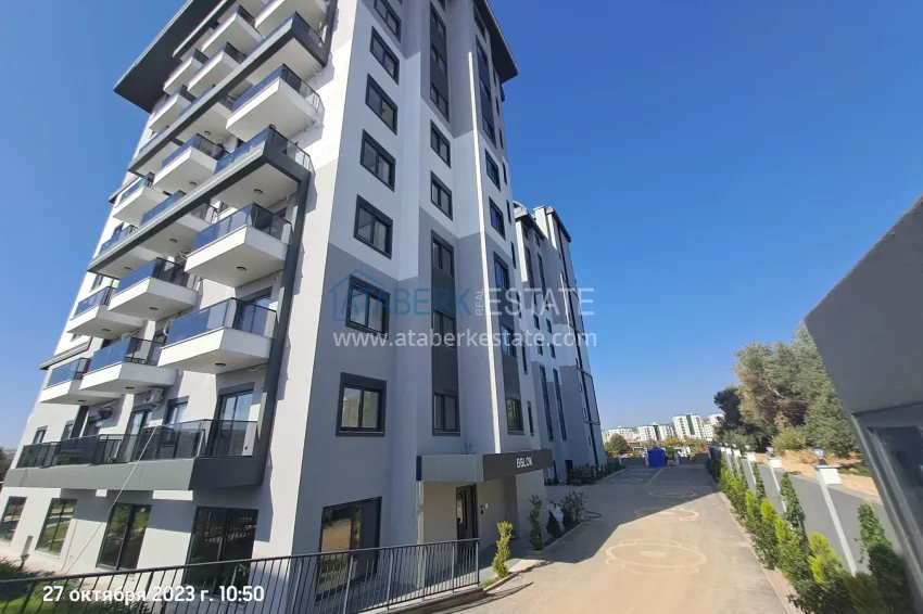 Квартира 1+1 с качественной чистовой отделкой и боковым видом на горы в новом комплексе – Алания, район Авсаллар  12 