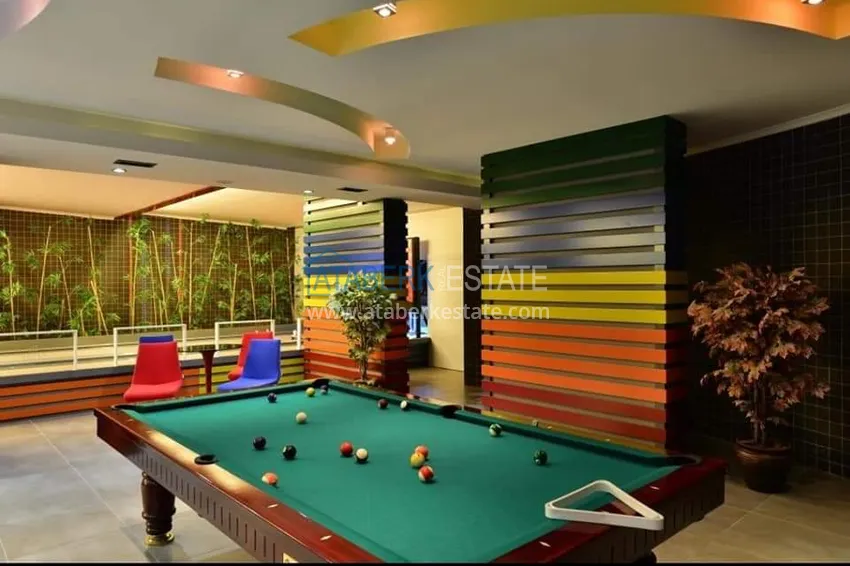 Квартира 1+1 с мебелью и видом на море в районе Джикджилли, Алания 19