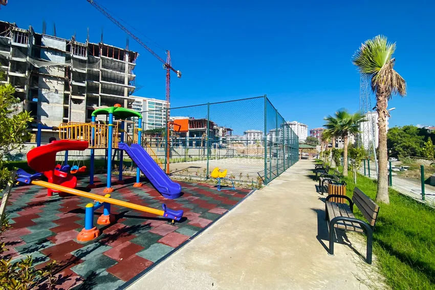 Квартира 1+1 напрямую от собственника в новом комплексе - район Авсаллар. Подходит для краткосрочной аренды 12 