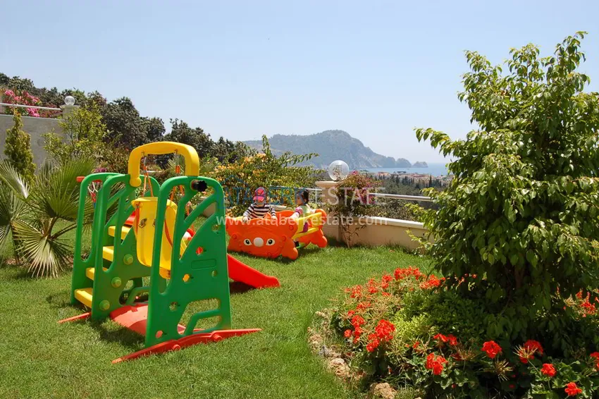 Квартира 2+1 с мебелью и видом на море в районе пляжа Клеопатра – центр Алании. Недвижимость подходит для ВНЖ 14