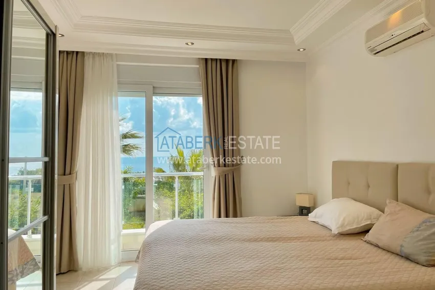 Приобрести Квартира 2+1 с мебелью и видом на море в районе пляжа Клеопатра – центр Алании. Недвижимость подходит для ВНЖ 16