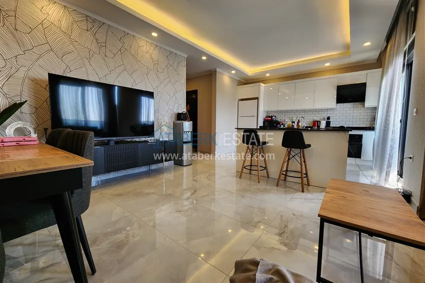 Приобрести Пентхаус-дуплекс 2+1 меблированный с видом на горы и частично море, район Авсаллар – Алания 2 