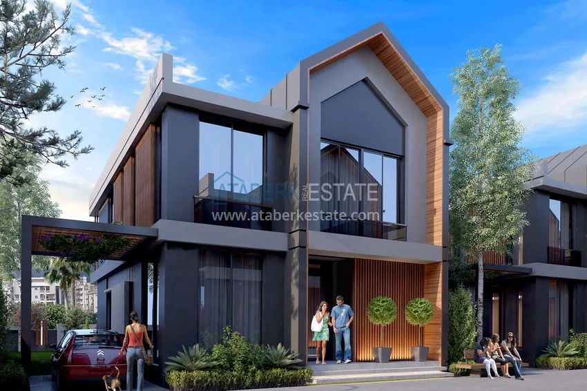 Виллы от застройщика в Анталии, район Дошемеалты с возможностью получения гражданства 15 