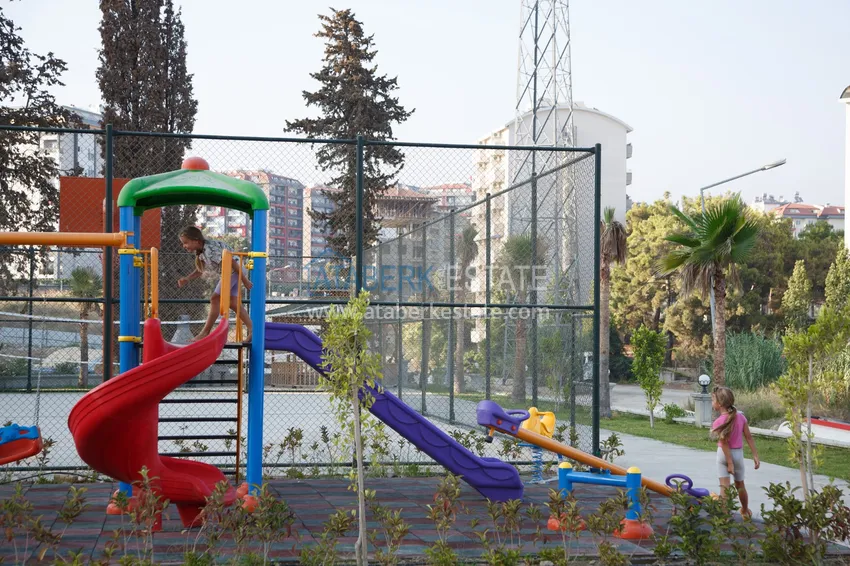 Аренда квартиры 1+1 в районе Авсаллар в шикарном жилом комплексе  16 