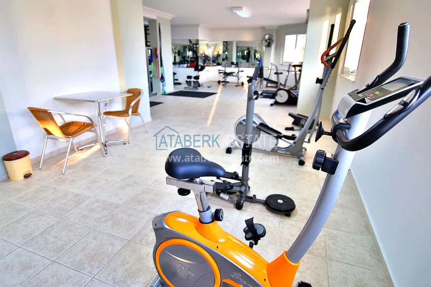 Квартира 2+1 с мебелью и видом на море в районе пляжа Клеопатра – центр Алании. Недвижимость подходит для ВНЖ 17