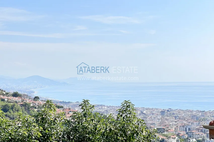 Приобрести Вилла в Алании район Тепе, меблированная с право на получение гражданства 12 