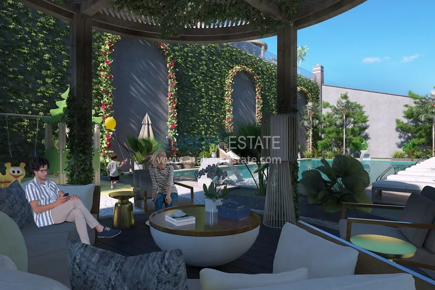 Новый проект жилого комплекса в верхней части района Оба – Чиплаклы, Алания 17 