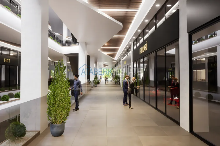 Строящийся коммерческий центр в Анталии, район Аксу 30