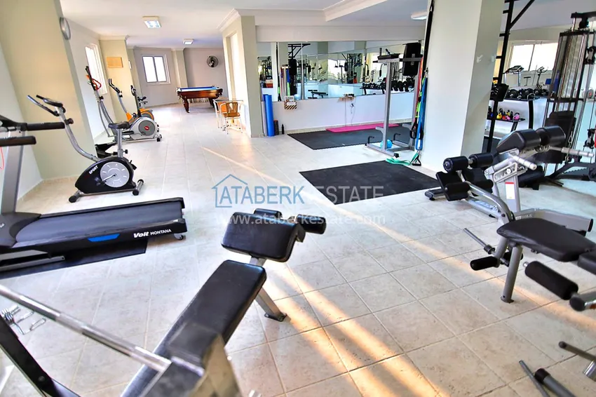 Квартира 2+1 с мебелью и видом на море в районе пляжа Клеопатра – центр Алании. Недвижимость подходит для ВНЖ 18