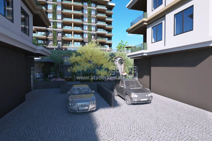 Новый проект жилого комплекса в верхней части района Оба – Чиплаклы, Алания 19 