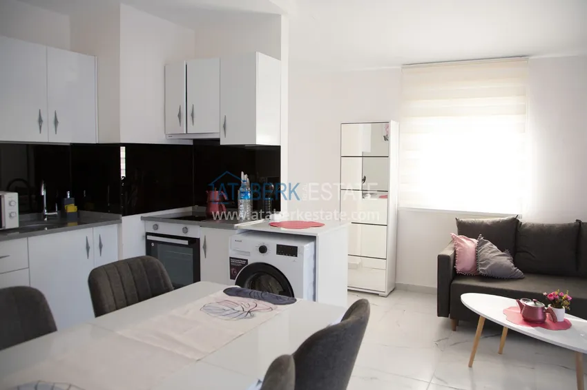 Приобрести Аренда квартиры 1+1 в районе Авсаллар в шикарном жилом комплексе  1 