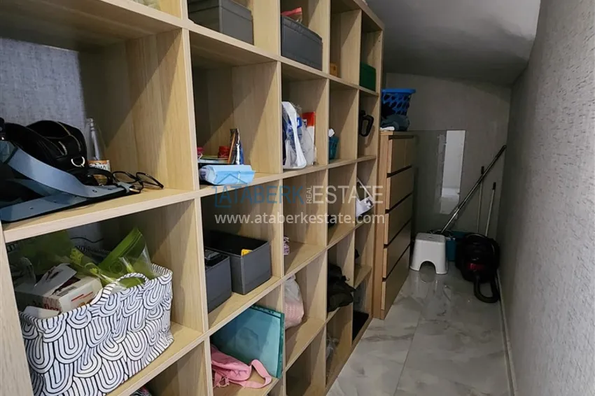 Приобрести Пентхаус-дуплекс 2+1 меблированный с видом на горы и частично море, район Авсаллар – Алания 7 