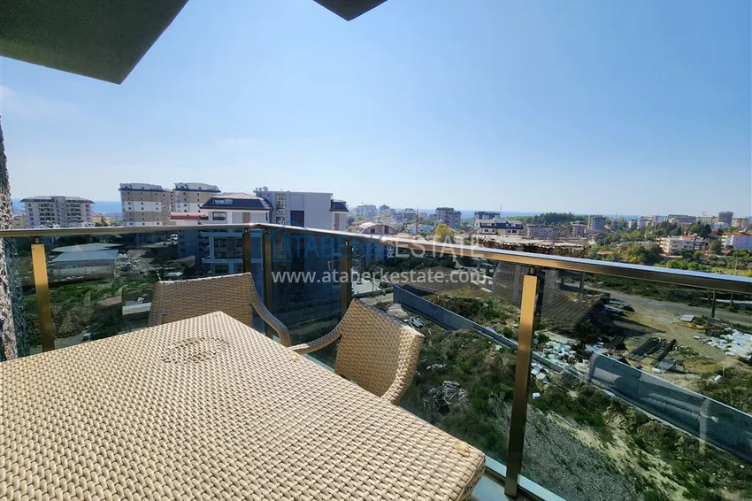 Приобрести Пентхаус-дуплекс 2+1 меблированный с видом на горы и частично море, район Авсаллар – Алания 8 