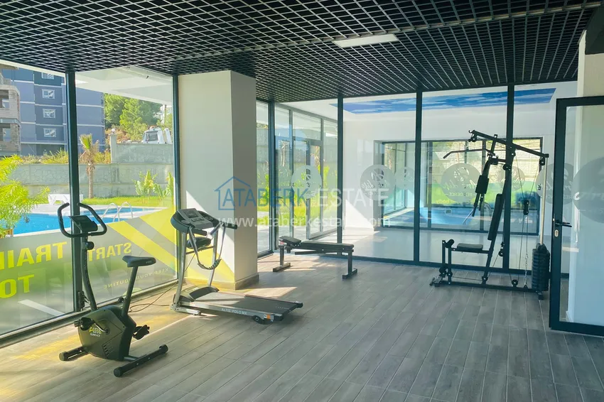 Двухкомнатная квартира с чистовой отделкой в районе Авсаллар, Алания. Подходит для краткосрочной аренды 22