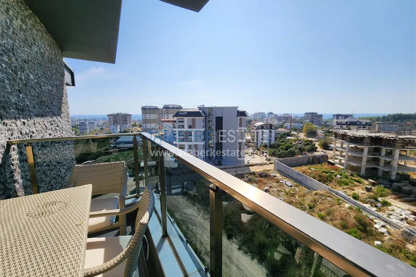 Приобрести Пентхаус-дуплекс 2+1 меблированный с видом на горы и частично море, район Авсаллар – Алания 9 