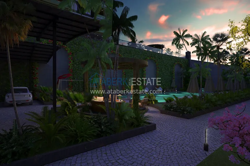 Новый проект жилого комплекса в верхней части района Оба – Чиплаклы, Алания 23 