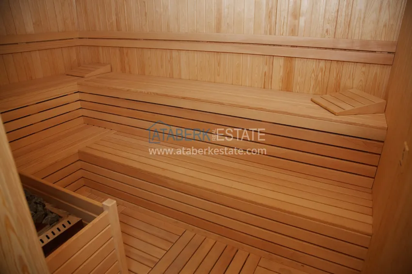 Аренда квартиры 1+1 в районе Авсаллар в шикарном жилом комплексе  25 