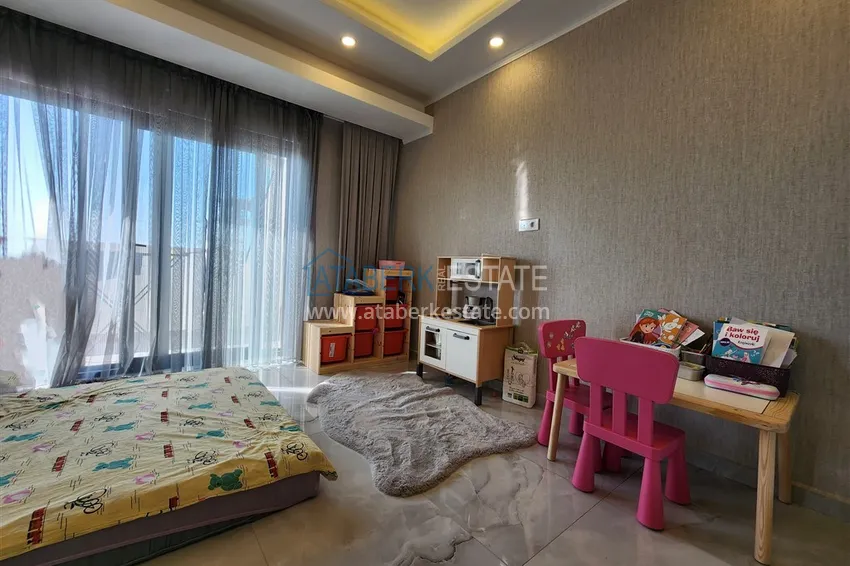 Приобрести Пентхаус-дуплекс 2+1 меблированный с видом на горы и частично море, район Авсаллар – Алания 15 