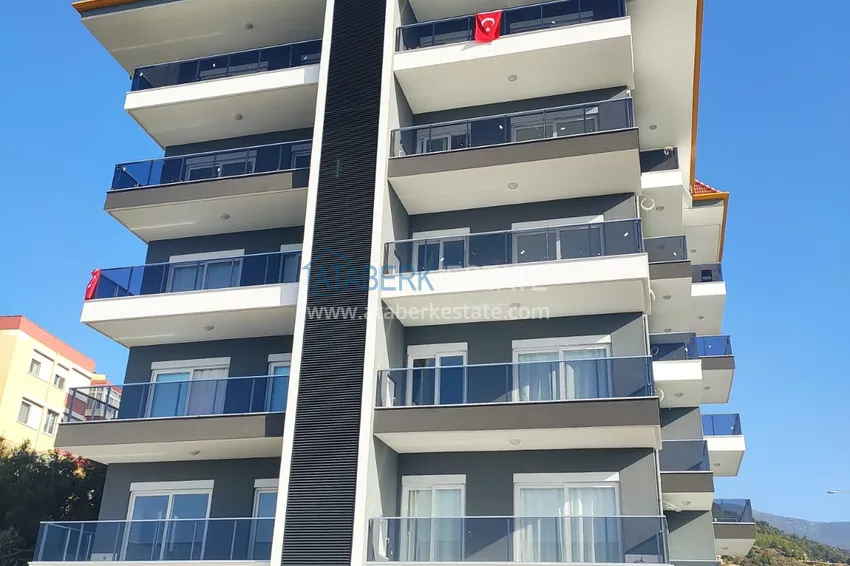 Квартира 2+1 с видом на море от собственника в новом комплексе в районе Оба 2 