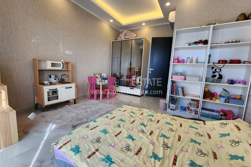 Приобрести Пентхаус-дуплекс 2+1 меблированный с видом на горы и частично море, район Авсаллар – Алания 17 