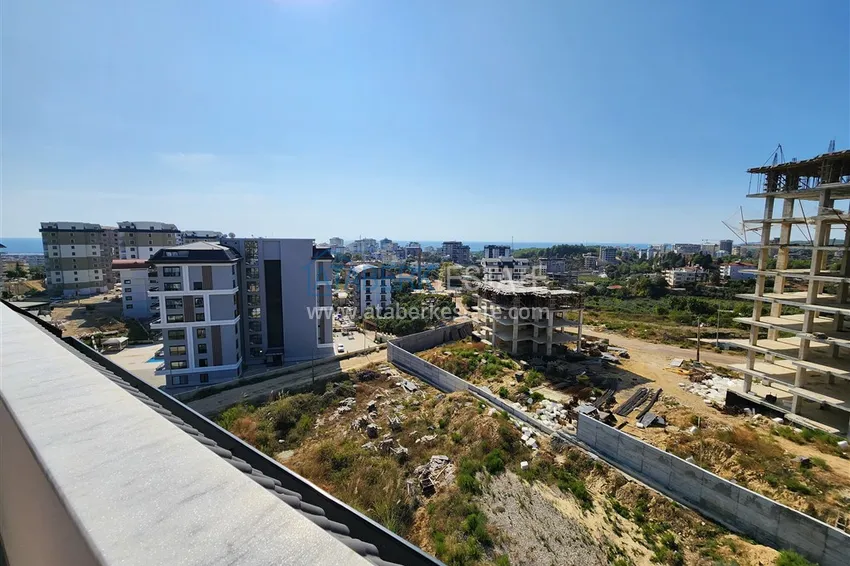 Приобрести Пентхаус-дуплекс 2+1 меблированный с видом на горы и частично море, район Авсаллар – Алания 18 