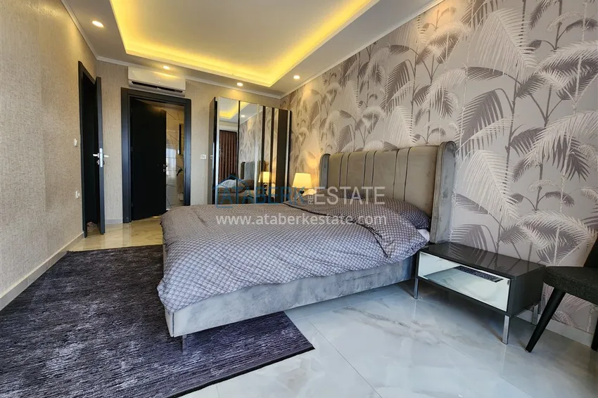 Приобрести Пентхаус-дуплекс 2+1 меблированный с видом на горы и частично море, район Авсаллар – Алания 19 