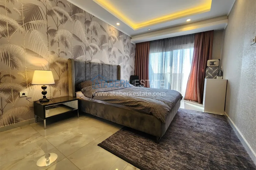 Приобрести Пентхаус-дуплекс 2+1 меблированный с видом на горы и частично море, район Авсаллар – Алания 20 