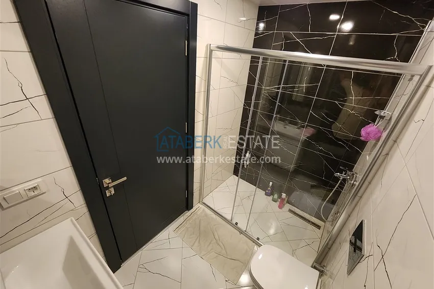 Приобрести Пентхаус-дуплекс 2+1 меблированный с видом на горы и частично море, район Авсаллар – Алания 22 