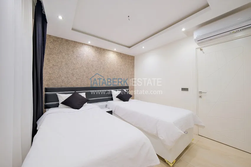 Приобрести Вилла 5+2 в Алании район Бекташ меблированная с завораживающим панорамным видом 23