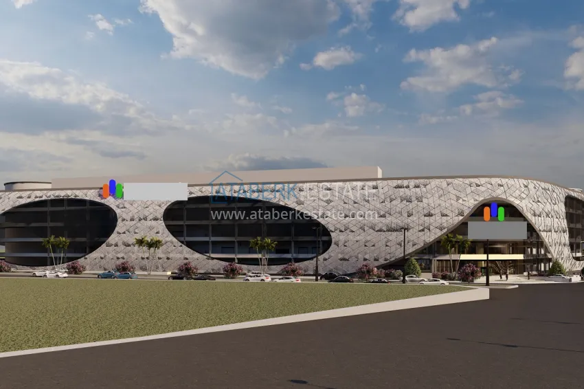 Строящийся коммерческий центр в Анталии, район Аксу 3