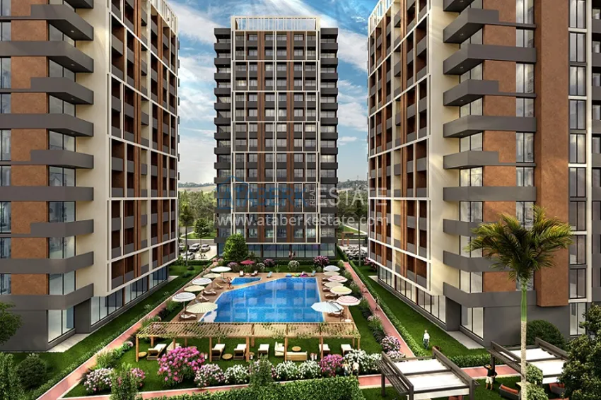 Новый современный проект жилого комплекса с инфраструктурой комфорт-класса район Томюк - Мерсин 3 