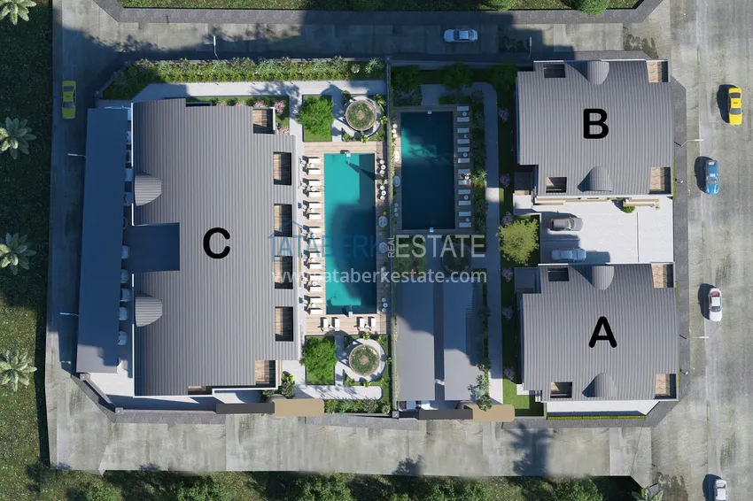 Новый проект жилого комплекса в верхней части района Оба – Чиплаклы, Алания 4 