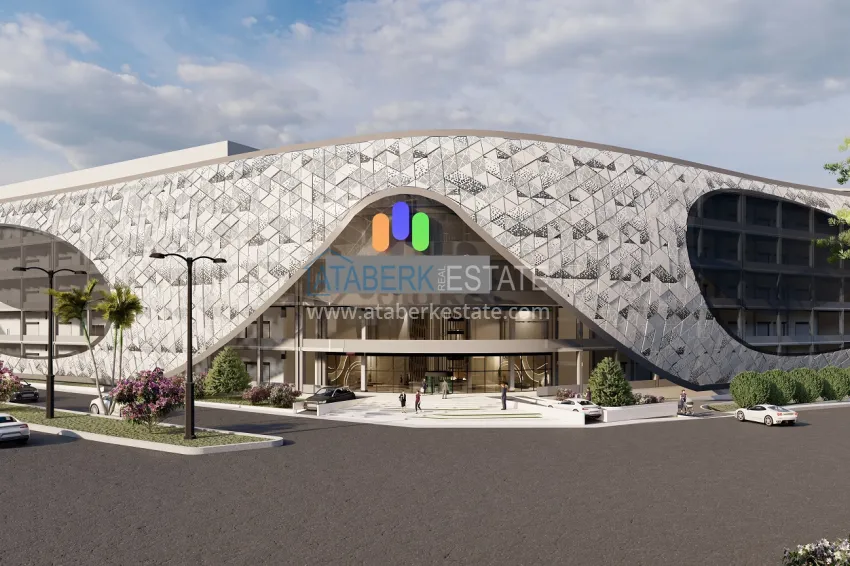 Строящийся коммерческий центр в Анталии, район Аксу 4