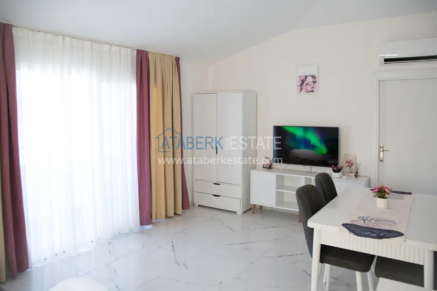 Приобрести Аренда квартиры 1+1 в районе Авсаллар в шикарном жилом комплексе  6 