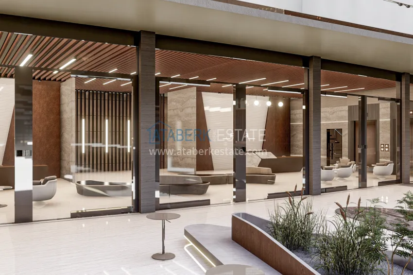 Строящийся коммерческий центр в Анталии, район Аксу 18