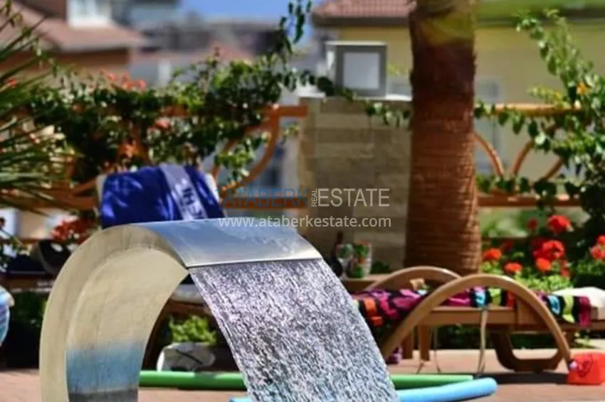 Квартира 1+1 с мебелью и видом на море в районе Джикджилли, Алания 7