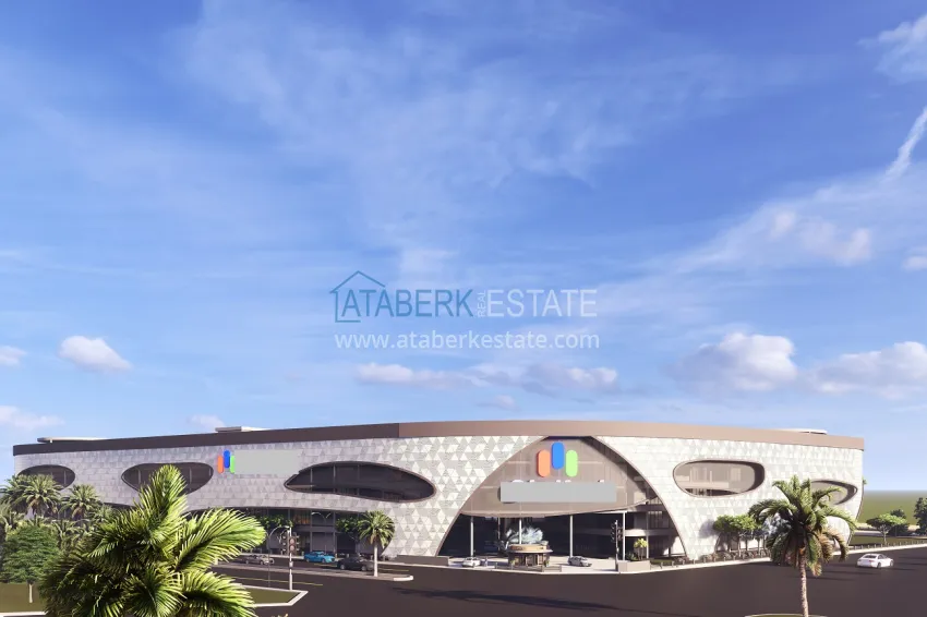 Строящийся коммерческий центр в Анталии, район Аксу 5